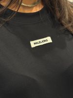 Malelions - Woman Patch Logo T-shirt - Zwart