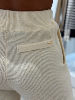 Malelions - Women Knit Pants - Beige