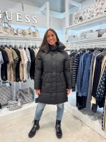 Malelions - Women Mid Length Puffer Jacket - Zwart