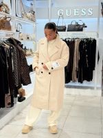 Malelions - Women Oversized Knit Sweater - Beige