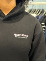 Malelions - Women Rhinestone Hoodie - Zwart
