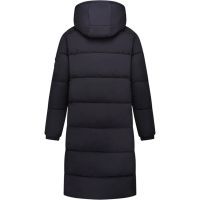 Malelions - Women Signature Long Puffer Jacket - Zwart