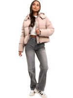 Malelions - Women Signature Puffer Jacket - Beige