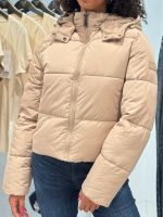 Malelions - Women Signature Puffer Jacket - Beige