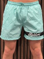 Malelions - Men Caption Swim Shorts - Blauw