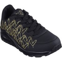 Skechers - Uno-Golden Heart - Zwart