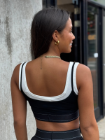 Unique The Label - Gigi Top - Deep Black
