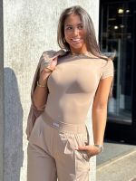 Unique The Label - Giselle Short Sleeve - Beige