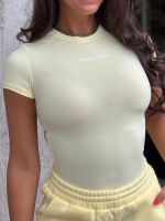 Unique The Label - Giselle Short Sleeve - Geel