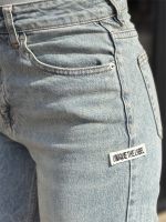 Unique The Label - June Wide Leg Jeans - Blauw