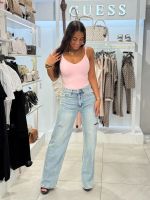 Unique The Label - June Wide Leg Jeans - Blauw