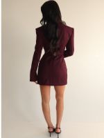 Unique The Label - Katie Dress - Burgundy