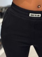 Unique The Label - Molly Pants Tracksuit Pants - Black