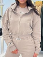 Unique The Label - Molly Vest Tracksuit Vest - Mocha