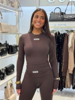 Unique The Label - Nena Long Sleeve Top - Cacao