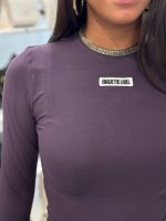 Unique The Label - Nena Long Sleeve Top - Deep Berry