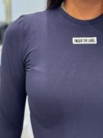 Unique The Label - Nena Long Sleeve Top - Deep Dark Navy