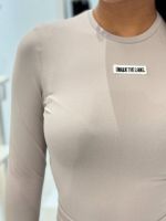 Unique The Label - Nena Long Sleeve Top - Mocha