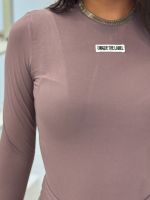 Unique The Label - Nena Long Sleeve Top - Mushroom