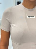 Unique The Label - Nena Short Sleeve Top - Mocha