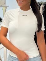 Unique The Label - Nena Short Sleeve Top - White