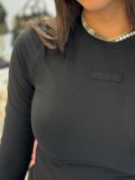 Unique The Label - Noelle Long Sleeve Top - Zwart