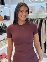 Unique The Label - Noelle Short Sleeve Top - Rood