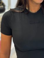 Unique The Label - Noelle Short Sleeve Top - Zwart