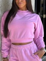 Unique The Label - Peggy Cropped Sweater - Bubblegum