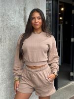 Unique The Label - Peggy Cropped Sweater - Sandy