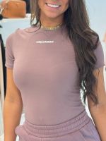 Unique The Label - Robyn Short Sleeve - Paars