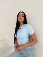 Unique The Label - Nena Short Sleeve Top - Blauw