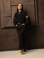 Unique The Label - Nena Short Sleeve Top - Zwart