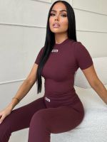 Unique The Label - Nena Short Sleeve Top - Rood