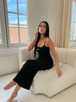 Unique The Label - Zoe Rib Dress - Zwart