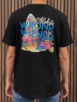 Wrong Friends - Aloha T-shirt - Zwart