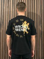 Wrong Friends - Rome T-shirt - Zwart