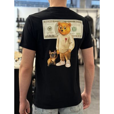 Baron Filou - Backprint T-shirt Filou LXXXVIII Dollar - Zwart