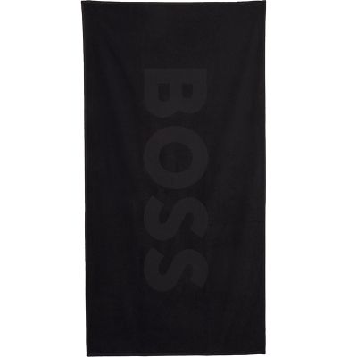 Boss - Beach Towel Solid - Zwart