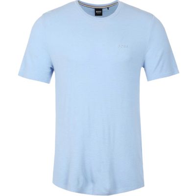 Boss - Rib T-shirt - Blauw