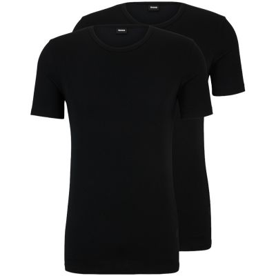 Boss - T-shirt Rn 2P Modern - Zwart