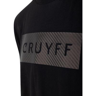 Cruyff Classics - Laser Cut Tee - Zwart