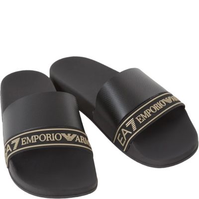 Armani EA7 - Slippers - Zwart
