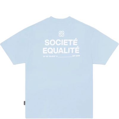 Equalité - T-shirt en Short (2 losse items) - Lichtblauw
