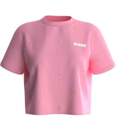 Guess Active - Skylar Crop T-shirt - Roze