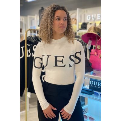 Guess - Giulia Long Sleeve Body - Wit