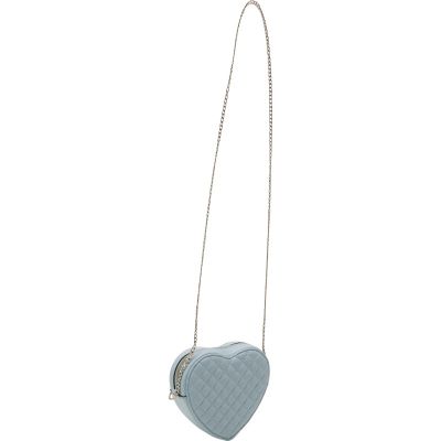 Guess - Rianee Quilt Mini Heart Bag - Blauw
