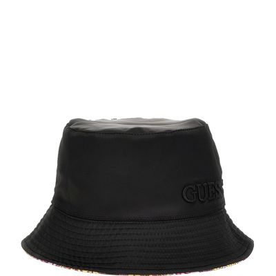 Guess - Reversible Rain Hat - Zwart