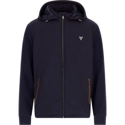 Guess - Knitted Windbreaker - Blauw