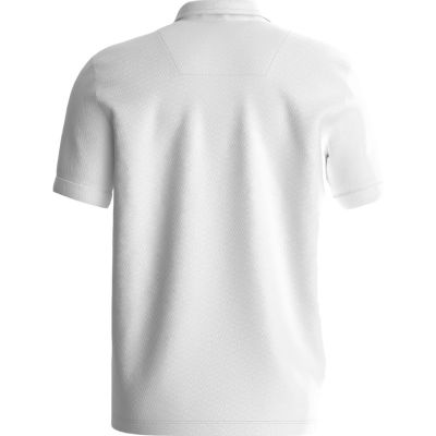 Guess - Ss Design Mesh Polo - Wit